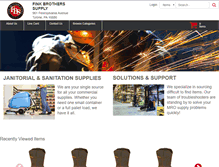 Tablet Screenshot of finkbrothers.com